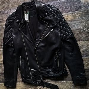 All Saints 100% Leather Biker Jacket